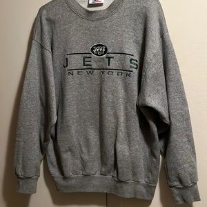New York Jets mens size large sweatshirt.